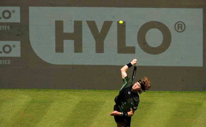 photo Andrey RUBLEV Tennis Tournament Terra Wortmann Cup at Gerry Weber Sportpark OWL Arena in Halle Westfalen on Tue 17 06 2025
