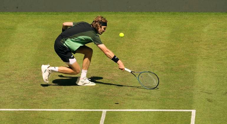photo Andrey RUBLEV Tennis Tournament Terra Wortmann Cup at Gerry Weber Sportpark OWL Arena in Halle Westfalen on Tue 17 06 2025