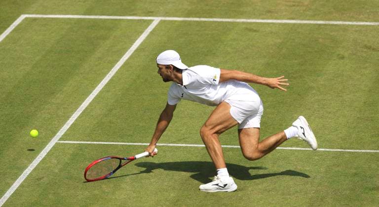 photo Tomas MACHAC CZE Tennis Tournament Terra Wortmann Cup at Gerry Weber Sportpark OWL Arena in Halle Westfalen on Tue 17 06 2025