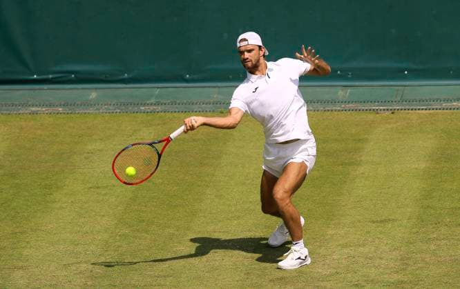 photo Tomas MACHAC CZE Tennis Tournament Terra Wortmann Cup at Gerry Weber Sportpark OWL Arena in Halle Westfalen on Tue 17 06 2025