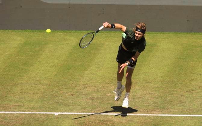 photo Andrey RUBLEV Tennis Tournament Terra Wortmann Cup at Gerry Weber Sportpark OWL Arena in Halle Westfalen on Tue 17 06 2025