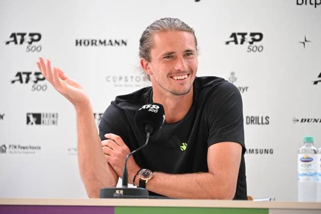 Tennis, ATP tournament in Halle, Alexander Zverev, Press conference