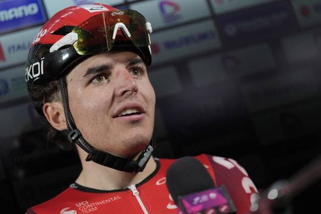 WIDAR Jarno ( LOTTO DEVELOPMENT TEAM) Winner stage during the stage 3 of the Giro Next Gen 2025, Albese con Cassano (Co) -Passo Maniva (Bs), 143 km, Italy - Tuesday, June 17, 2025. - cycling.  Copyright: xGMD Albertox