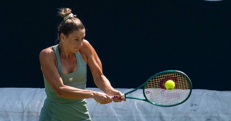 17 06 2025, WTA 500, Tennis, Women, Berlin Tennis Open by Hylo 2025, Berlin, Doubles, 1 round, Marta Kostyuk Ukraine Eva Lys Germany Sara Errani Italy Jasmine Paolini Italy Marta Kostyuk Ukraine Berlin Steffi Graf Stadion Berlin Germany