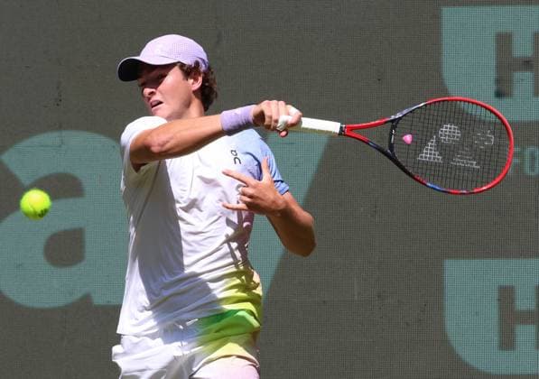 Halle, Germany: Tennis TERRA WORTMANN OPEN, Joao Fonseca (BRA), Halle, Germany, June 17, 2025. Photo TERRA WORTMANN OPEN 2025  - ZUMAp169 0822380722st Copyright: xFelicexCalabrox