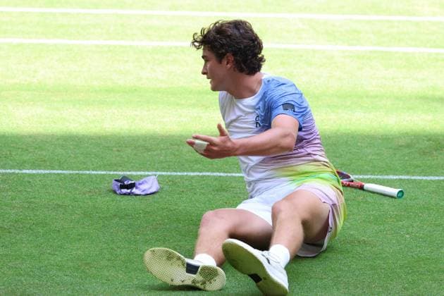 Halle, Germany: Tennis TERRA WORTMANN OPEN, Joao Fonseca (BRA), Halle, Germany, June 17, 2025. Photo TERRA WORTMANN OPEN 2025  - ZUMAp169 0822387282st Copyright: xFelicexCalabrox