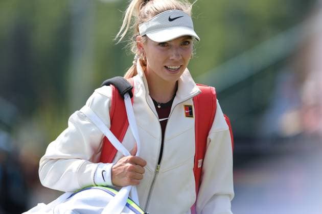 Nottingham Tennis Centre Nottingham, England - Katie Boulter looking happy after the win against Lulu Sun during the match in the Lexus Nottingham Tennis Open, day 3, June 17th 2025. (Paul Bonser SPP) Copyright: xPaulxBonser SPPx spp-en-PaBo-Lexus Nottingham Open 5715