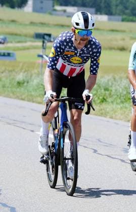 17 06 2025 Tour de Suisse 2025 3 Stage Aarau Heiden Picture The winner Quinn Simmons USA Team Lidl Trek Action Single picture