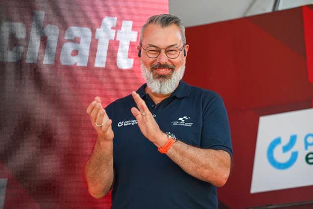 Tour de Suisse 2025 Stage 3 HEIDEN, SWITZERLAND - JUNE 17 : Senn Olivier, organiser of the Tour De Suisse during stage 3 of the 88th edition of Tour de Suisse an UCI World Tour 2.UWT cycling road race stage for Men Elite of 195.6 km with start in Aarau and finish in Heiden on June 17, 2025 in Heiden, Switzerland, 17 06 2025 ( Motordriver Kenny Verfaillie - Heiden Switzerland  Copyright: xVincentxKalutx