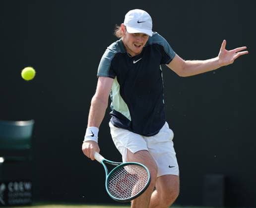 Nottingham Tennis Centre Nottingham, England - Jack Pinnington Jones during the match with Emilio Nava in the Lexus Nottingham Tennis Open, day 3, June 17th 2025. (Paul Bonser SPP) Copyright: xPaulxBonser SPPx spp-en-PaBo-Lexus Nottingham Open 6061
