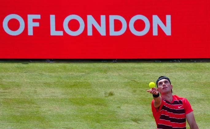 Jack Draper in first round action Queen s Club Championships, Day 9, Queen s Club, West Kensington, London, UK - 17 Jun 2025  Copyright: xJavierxGarcia Shutterstockx 15360763au
