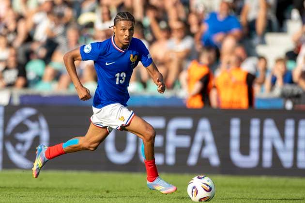 France - Poland UEFA European Under-21 Championship 2025 Group Stage Jean-Matteo Bahoya during the UEFA European Under-21 Championship 2025 Group Stage match between France and Poland at MSK Zilina Stadium on June 17, 2025 in Zilina, Slovakia. Zilina Slovakia  Copyright: xAndrzejxIwanczukx originalFilename:iwanczuk-francepo250617_npLRg.jpg