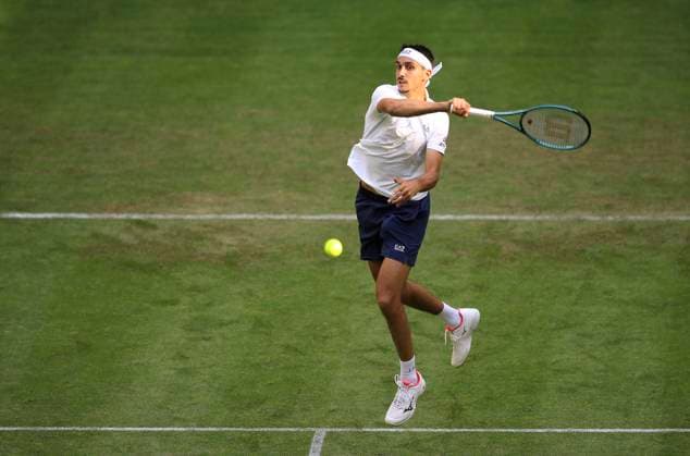 photo Lorenzo SONEGO ITA Tennis Tournament Terra Wortmann Cup at Gerry Weber Sportpark OWL Arena in Halle Westfalen on Tue 17 06 2025