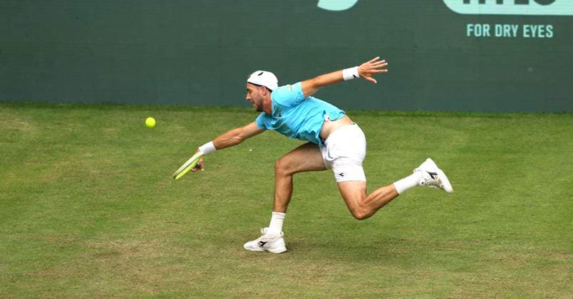 photo Jan Lennard STRUFF GER Tennis Tournament Terra Wortmann Cup at Gerry Weber Sportpark OWL Arena in Halle Westfalen on Tue 17 06 2025