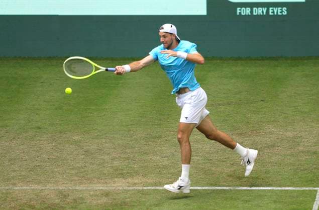 photo Jan Lennard STRUFF GER Tennis Tournament Terra Wortmann Cup at Gerry Weber Sportpark OWL Arena in Halle Westfalen on Tue 17 06 2025