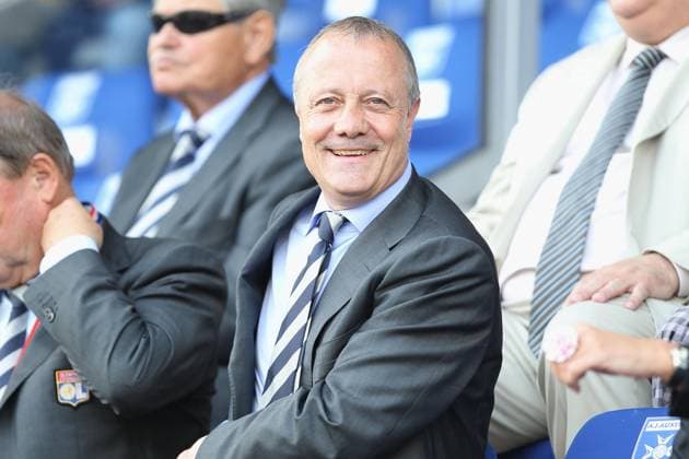 Football : Auxerre Lyon - Ligue 1 - 11.05.2011 - Bernard Lacombe (Directeur Sportif Lyon) auxerre  Copyright: xStephaniex