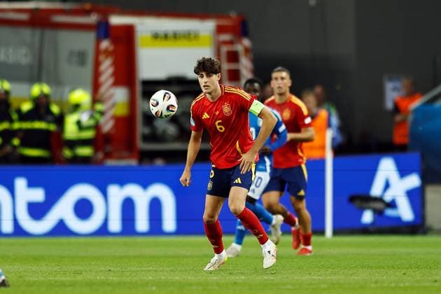 Javi Guerra (ESP), JUNE 17, 2025 - Football Soccer : UEFA European Under-21 Championship 2025 Slovakia group stage match between Uuder-21 Spain 1-1 Uuder-21 Italy at the Anton Malatinsky Stadium, Trnava, Slovakia. Noxthirdxpartyxsales  (295229254)