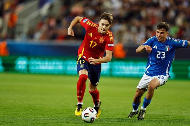 Jesus Rodriguez (ESP), JUNE 17, 2025 - Football Soccer : UEFA European Under-21 Championship 2025 Slovakia group stage match between Uuder-21 Spain 1-1 Uuder-21 Italy at the Anton Malatinsky Stadium, Trnava, Slovakia. Noxthirdxpartyxsales  (295229276)
