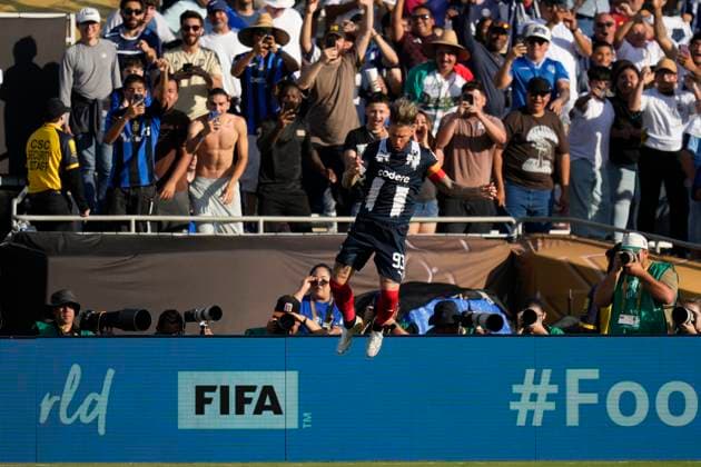 CF Monterrey v FC Internazionale Milano: Group E - FIFA Club World Cup 2025 Sergio Ramos centre-back of Monterrey and Spain celebrates after scoring his sides first goal during the FIFA Club World Cup 2025 group E match between CF Monterrey and FC Internazionale Milano at Rose Bowl Stadium on June 17, 2025 in Pasadena, California. Pasadena California United States  Copyright: xJosexBretonx originalFilename:bretonhernandez-cfmonter250617_npb0b.jpg
