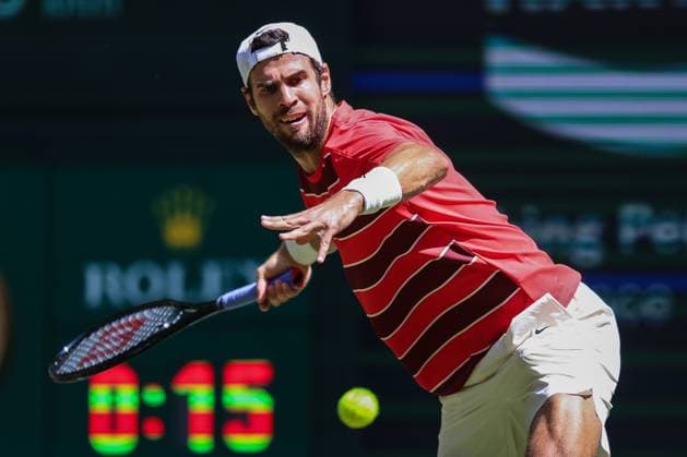 Tennis ATP Tour 500 Terra Wortmann Open 2025 on 18 06 2025 at the OWL ARENA in Halle West Round of 16 Karen Khachanov xJRx