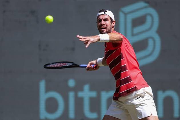 Tennis, ATP tournament in Halle