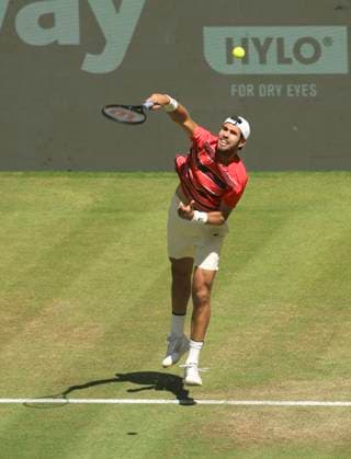 photo Karen KHACHANOV Tennis Tournament Terra Wortmann Cup at Gerry Weber Sportpark OWL Arena in Halle Westfalen on Wed 18 06 2025