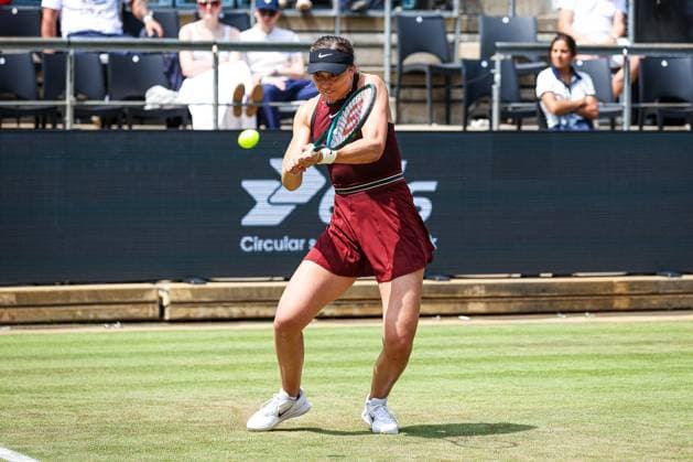 Paula Badosa ESP, Berlin Tennis Open by HYLO 2025, Berlin, LTTC Rot Weiß , 18 06 2025, Copyright: xClaudioxGärtnerx