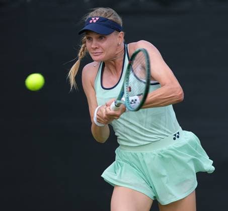 Nottingham Tennis Centre Nottingham, England - Dayana Yastremska plays a drop shot to Antonia Ruzic during the match in the Lexus Nottingham Tennis Open, day 4, June 18th 2025. (Paul Bonser SPP) Copyright: xPaulxBonser SPPx spp-en-PaBo-Lexus Nottingham Open 1274