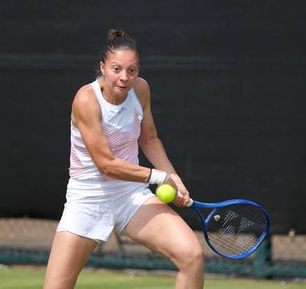 Nottingham Tennis Centre Nottingham, England - Antonia Ruzic plays a baseline shot to Dayana Yastremska during the match in the Lexus Nottingham Tennis Open, day 4, June 18th 2025. (Paul Bonser SPP) Copyright: xPaulxBonser SPPx spp-en-PaBo-Lexus Nottingham Open 1275