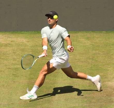 photo Marcos GIRON USA Tennis Tournament Terra Wortmann Cup at Gerry Weber Sportpark OWL Arena in Halle Westfalen on Wed 18 06 2025