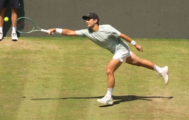 photo Marcos GIRON USA Tennis Tournament Terra Wortmann Cup at Gerry Weber Sportpark OWL Arena in Halle Westfalen on Wed 18 06 2025