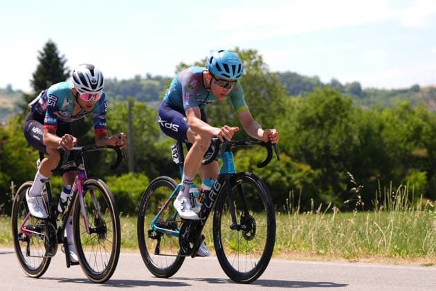BASSET Pierre Henry during the stage 4 of the Giro Next Gen 2025, Manerbio (Bs) Salsomaggiore Terme (Pr), 148 km , Italy - Wednesday, June 18, 2025. - cycling.  Copyright: xFabioxFerrari LaPressex