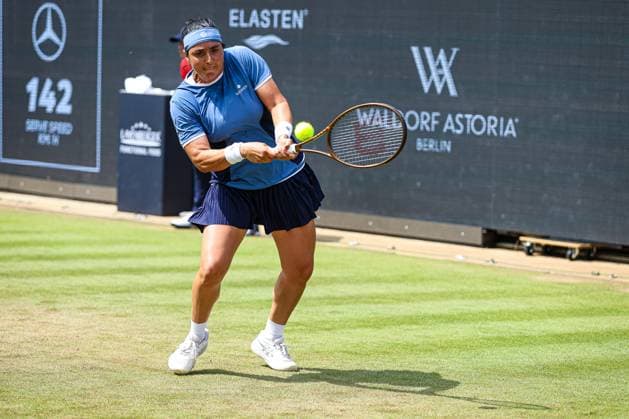 Ons Jabeur TUN, Berlin Tennis Open by HYLO 2025, Berlin, LTTC Rot Weiß , 18 06 2025, Copyright: xClaudioxGärtnerx
