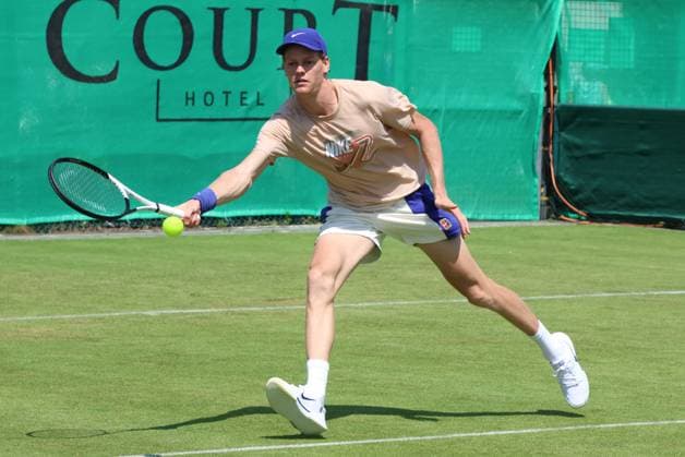 Tennis, ATP tournament in Halle, Jannik Sinner training