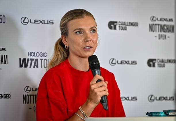 Tennis, WTA tournament in Nottingham, Katie Boulter press conference