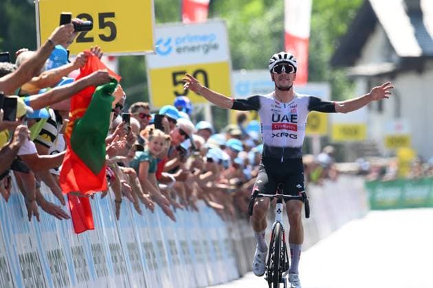 Cycling, Tour de Suisse, Joao Almeida wins the 4th stage