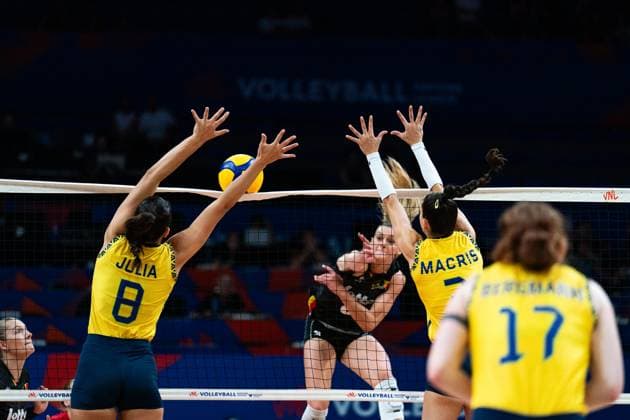 Volleyball, Women, Nations League, Belgium - Brazil