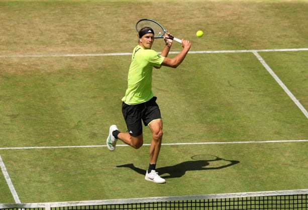 photo Alexander ZVEREV GER Tennis Tournament Terra Wortmann Cup at Gerry Weber Sportpark OWL Arena in Halle Westfalen on Wed 18 06 2025