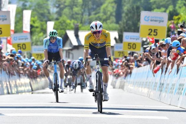 CICLISMO - Ciclismo Su Strada - Tour de Suisse - Stage 4 - Heiden Piuro Romain Gregoire during Tour de Suisse - Stage 4 - Heiden Piuro, Street Cycling race in Piuro, Switzerland, June 18 2025 Piuro Switzerland  Copyright: xIPAxSport ABACAx