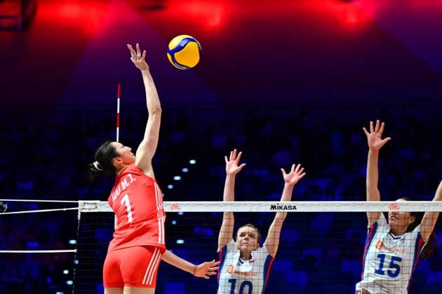 Volleyball, Women, Nations League, China - Czech Republic