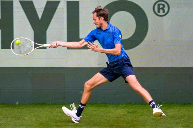 Daniil Medvedev 18 06 2025 Tennis TERRA WORTMANN OPEN ATP 500, OWL ARENA, TERRA WORTMANN OPEN, Copyright: xpepphotox xPeterxEppingerx pep00321, pep_20250618_hm_65244
