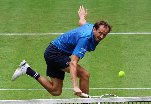 Tennis COURT WORTMANN OPEN, Danil Medvedev (RUS), Halle, Germany, June 18, 2025. Photo Felice Calabro  Copyright: xFelicexCalabro x xipa-agency.netx xFELICExCALABRO x 0822492142st