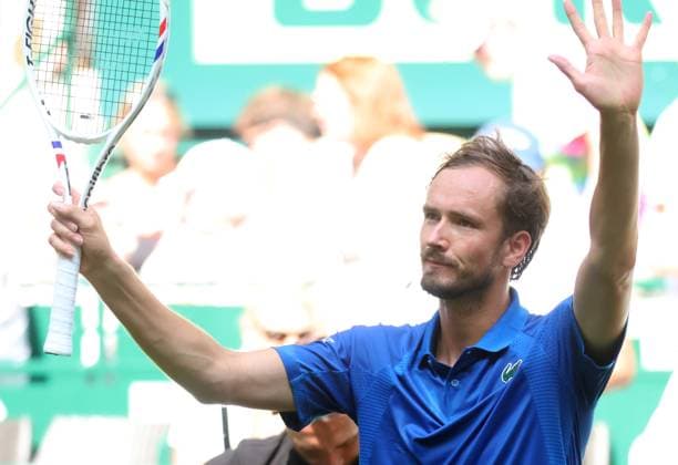 Tennis COURT WORTMANN OPEN, Danil Medvedev (RUS), Halle, Germany, June 18, 2025. Photo Felice Calabro  Copyright: xFelicexCalabro x xipa-agency.netx xFELICExCALABRO x 0822492152st