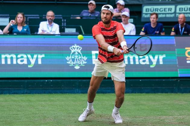 Tennis ATP Tour 500 Terra Wortmann Open 2025 on 18 06 2025 at the OWL ARENA in Halle Westf Karen Khachanov xJRx