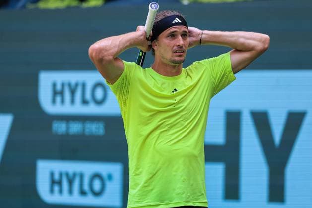Tennis ATP Tour 500 Terra Wortmann Open 2025 on 18 06 2025 in the OWL ARENA in Halle Westf Alexander Zverev GER xJRx