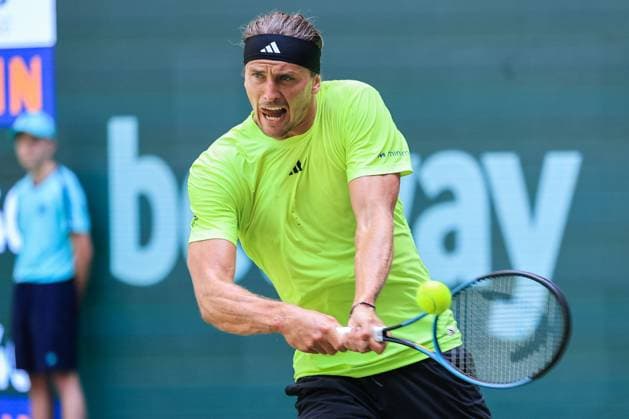 Tennis ATP Tour 500 Terra Wortmann Open 2025 on 18 06 2025 in the OWL ARENA in Halle Westf Alexander Zverev GER xJRx