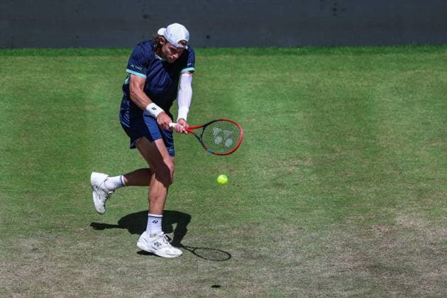 Tennis ATP Tour 500 Terra Wortmann Open 2025 on 18 06 2025 in the OWL ARENA in Halle Westf Zizou Bergs BEL xJRx