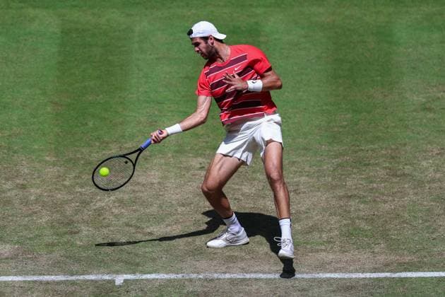 Tennis ATP Tour 500 Terra Wortmann Open 2025 on 18 06 2025 at the OWL ARENA in Halle Westf Karen Khachanov xJRx