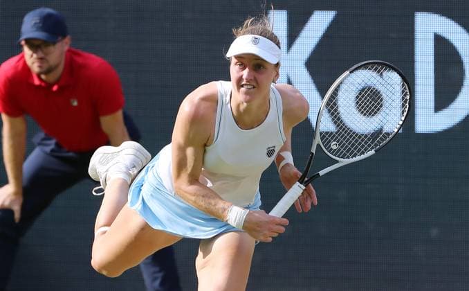 Liudmila Samsonova RUS at the Steffi Graf Stadium Sport HYLO Berlin Tennis Open Women on grass 18 06 2025