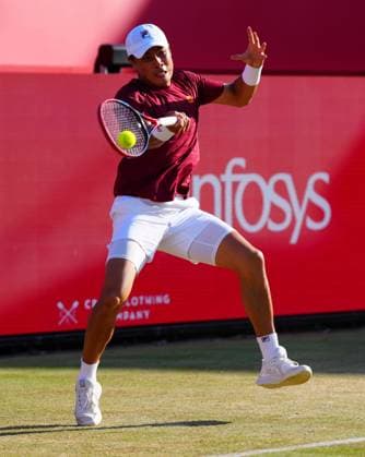 Brandon Nakashima in second round action Queen s Club Championships, Day 10, Queen s Club, West Kensington, London, UK - 18 Jun 2025  Copyright: xJavierxGarcia Shutterstockx 15363350bi